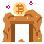 Data mining Symbol 64x64