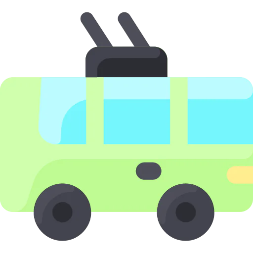 Trolley bus icon