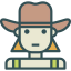 Cowgirl icône 64x64