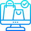 Online shopping icon 64x64