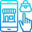 Online shopping icon 64x64