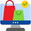 Online shopping icon 64x64