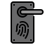 Fingerprint scan icon 64x64