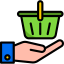 Shopping basket icon 64x64