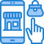 Online shopping icon 64x64