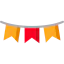 Celebration flag icon 64x64