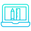 Web design icon 64x64