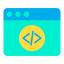 Web coding ícone 64x64