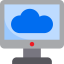 Cloud computing icon 64x64