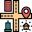 Map and location icon 64x64