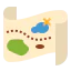 Treasure map ícone 64x64
