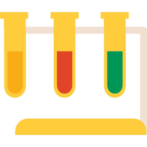 Test tubes icon