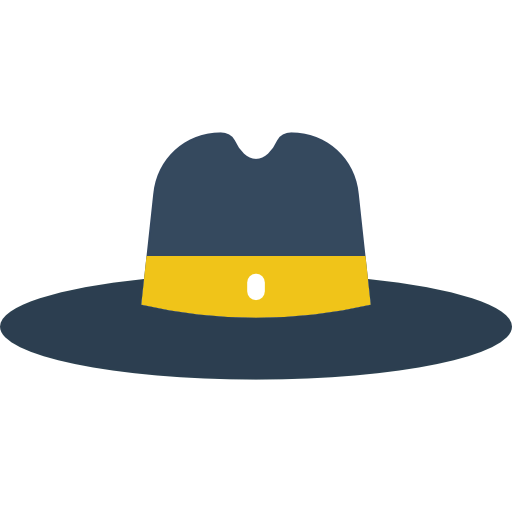 Fedora hat icône