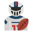 American football player biểu tượng 64x64