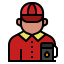 Gas station attendant icon 64x64