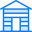 Wood house icon 64x64