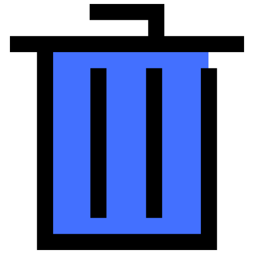 Garbage bin icon