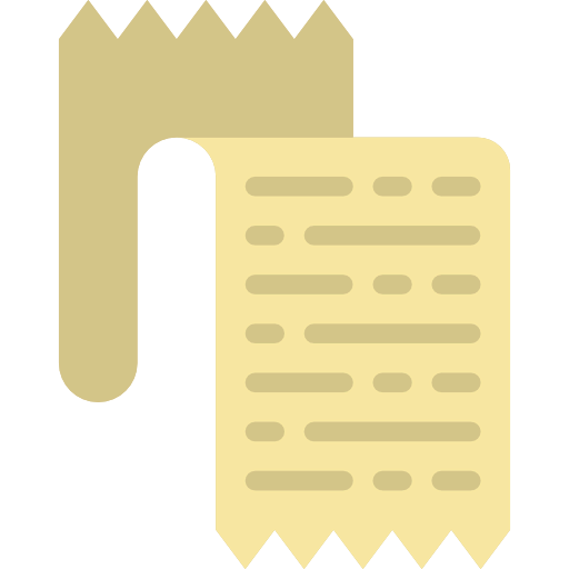 Receipt icon