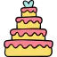 Wedding cake icon 64x64