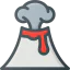 Volcano icon 64x64