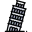 Leaning tower of pisa アイコン 64x64