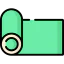 Yoga mat icon 64x64