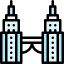 Petronas twin tower アイコン 64x64