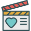 Clapperboard icon 64x64