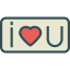I love you icon 64x64