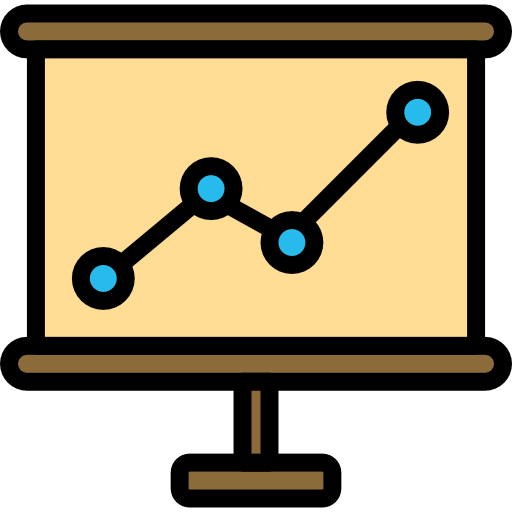 Line chart icon