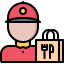 Delivery guy icon 64x64