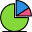 Pie chart ícono 64x64