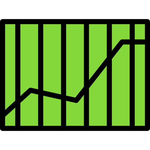 Line chart icon