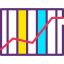 Line chart icon 64x64