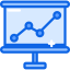 Line chart icon 64x64