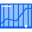 Line chart アイコン 64x64