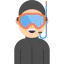Scuba diver icon 64x64
