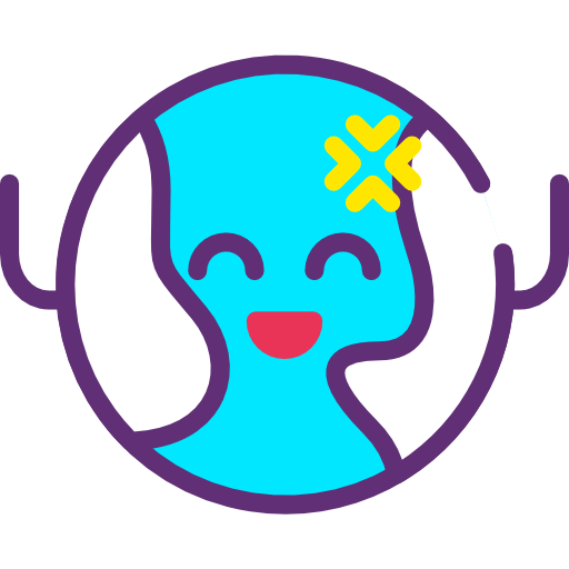 Planet earth icon