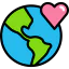 Planet earth Symbol 64x64