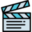 Clapperboard ícone 64x64