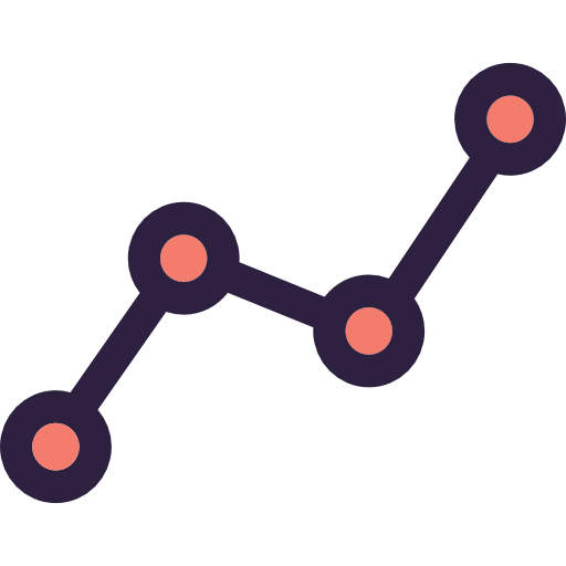 Line chart icon