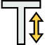 Text height icon 64x64