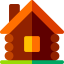 Wooden house icon 64x64