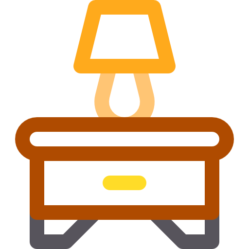Bedside table icon