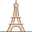 Eiffel tower ícono 64x64