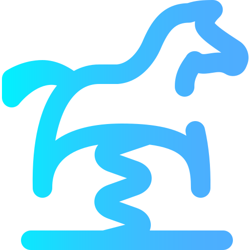 Spring swing horse Symbol