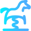 Весенняя качающаяся лошадка иконка 64x64