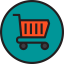 Shopping cart icon 64x64