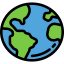 Globe icône 64x64