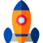 Rocket launch icon 64x64